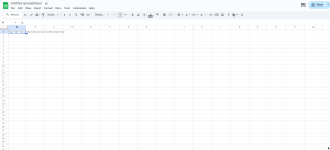 Google Sheets Screenshot